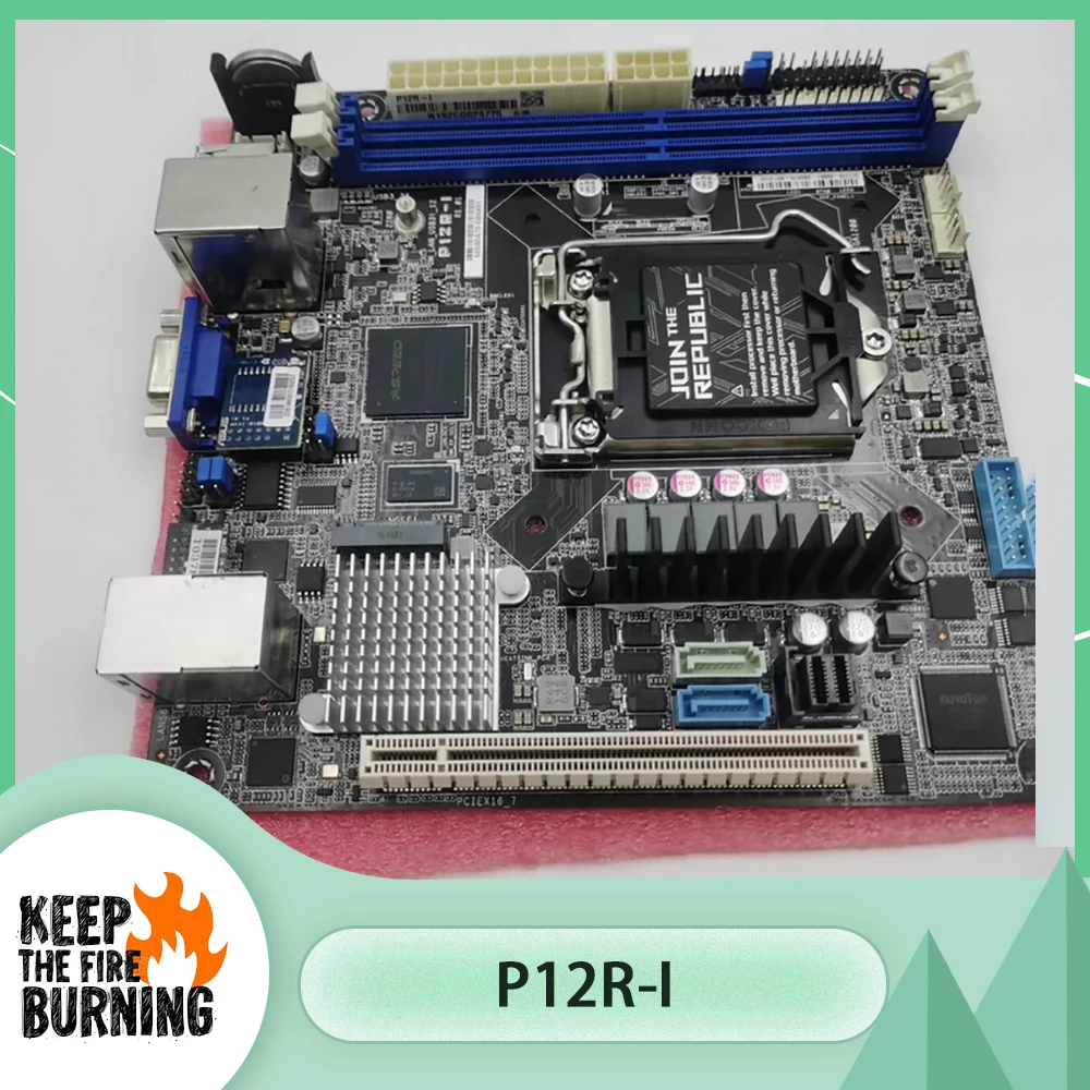 Single channel server motherboard P12R-I Support Intel Xeon E-2300 series P12R-I