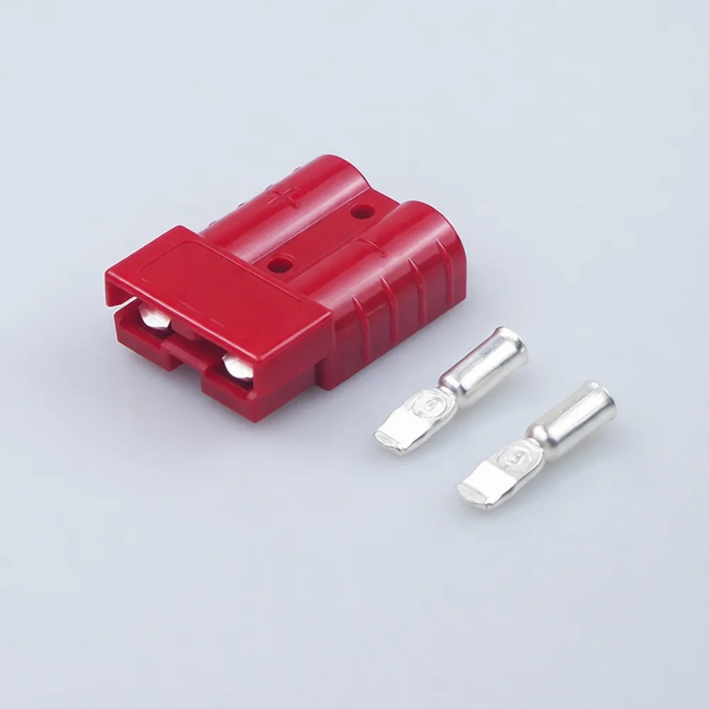 Heavy Duty Battery Connector 50A 120A Power Plug Electrical Terminals For Forklift Storage Battery Charging Cable Adapter Plug