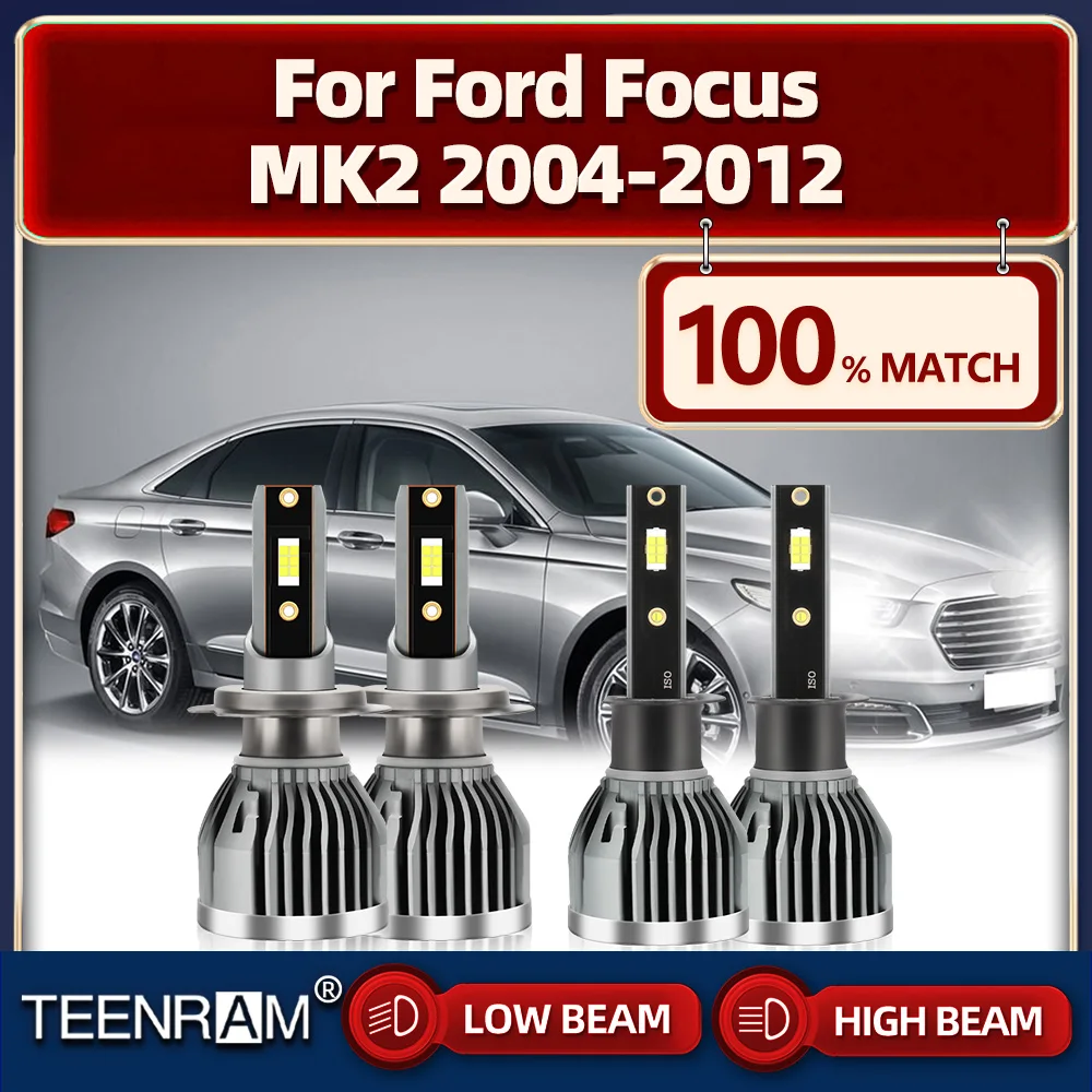 

240W Canbus LED Headlight Bulbs 40000LM CSP Chips Car Headlamps 12V For Ford Focus MK2 2004-2006 2007 2008 2009 2010 2011 2012