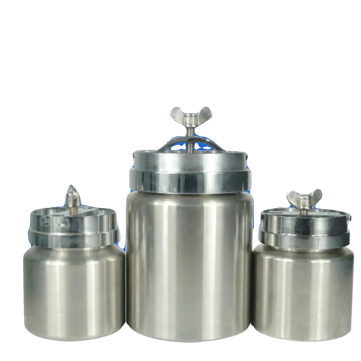 Horizontal 304 stainless steel ball mill tank laboratory 50ml-1L drum ball mill tank mill accessories