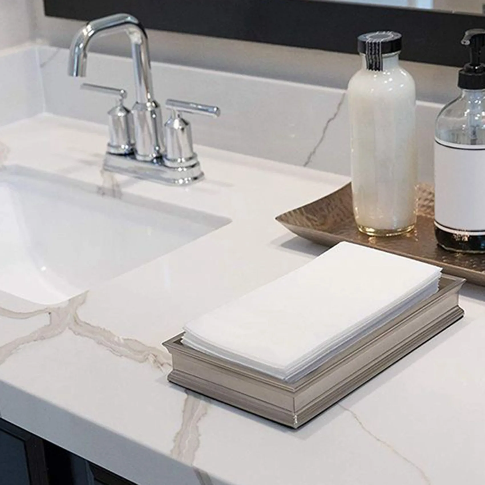 Asciugamani per ospiti in lino, panno usa e getta come tovaglioli di carta, morbidi, assorbenti, asciugamani di carta (bianco, 200)