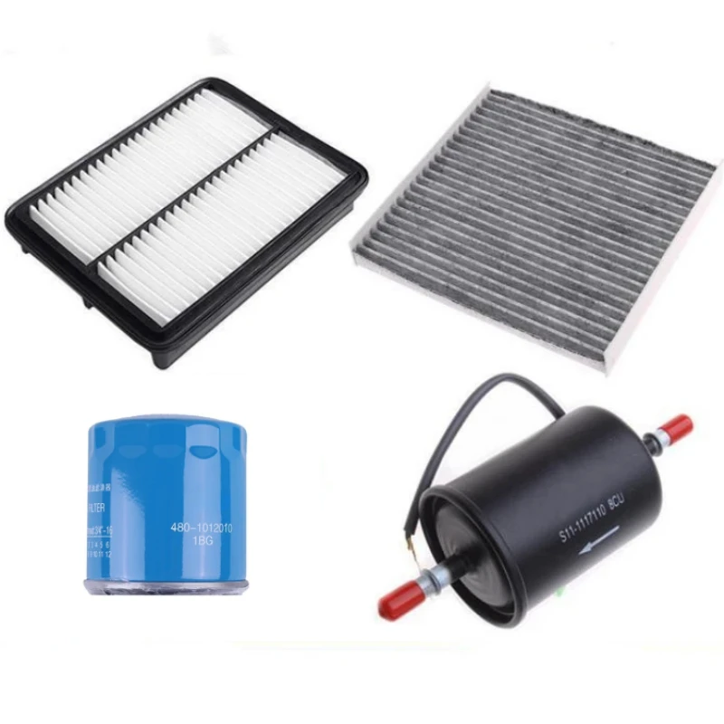 

Car Filter Kit OEM No.T15-1109111 F01-8107048 480-1012010 S11-1117110 for Chery Jetour X70 X70S 1.5T Model Filter Auto Parts