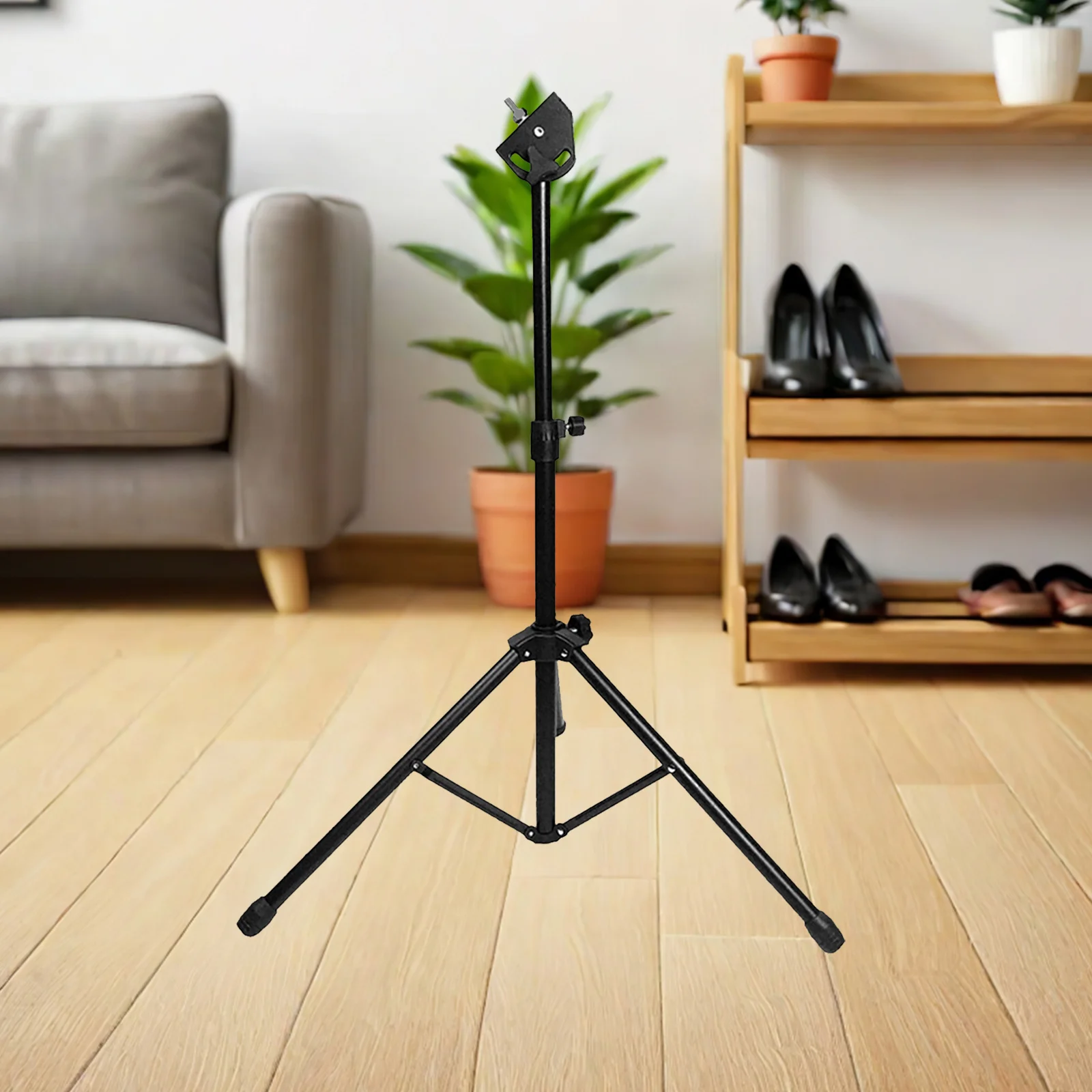 

1Set Dumb Drum Rack Metal Tripod Iron Holder Durable Practice Pad Stand Percussion Accessory Musical Instrument Part