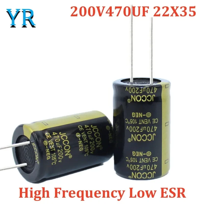 

3Pcs 200V470UF 22X35 Aluminum Electrolytic Capacitor High Frequency Low ESR