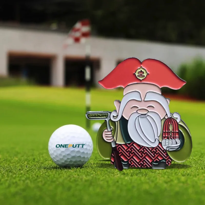 marqueur-de-position-de-balle-de-golf-oneputt-xnells-land-god-accessoires-d'entrainement-de-golf-fournitures-pour-les-fans-de-golf-de-style-chinois-traditionnel