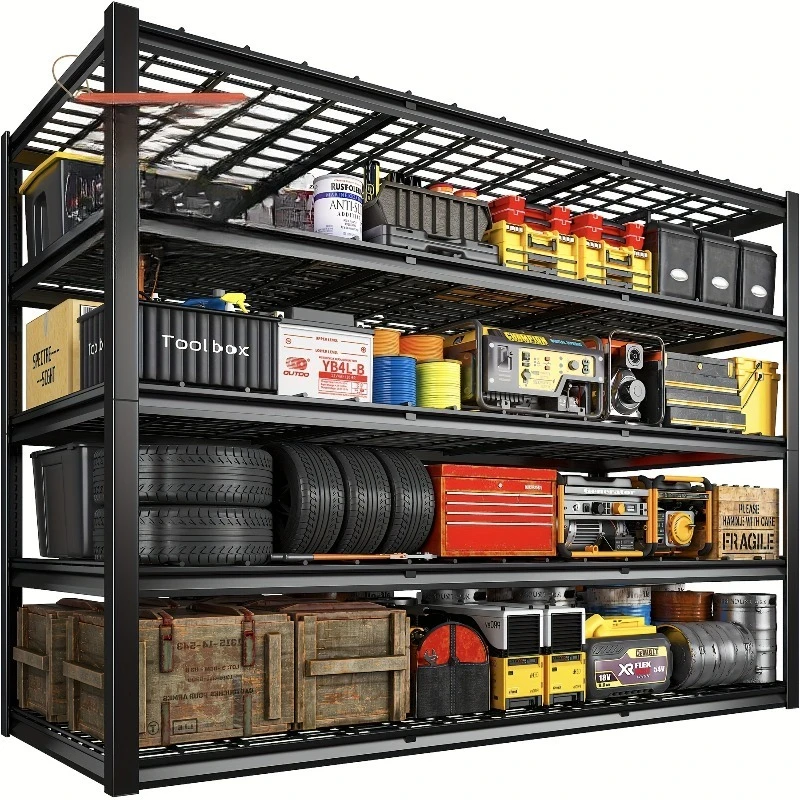2025 new cross-border delivery, heavy-duty 5-layer 1-piece garage shelf unit adjustable