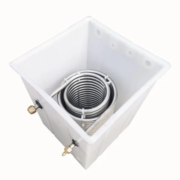 Factory Direct Sale Coil Heat Exchanger Water Cooling Machine Stainless Steel Water Tank