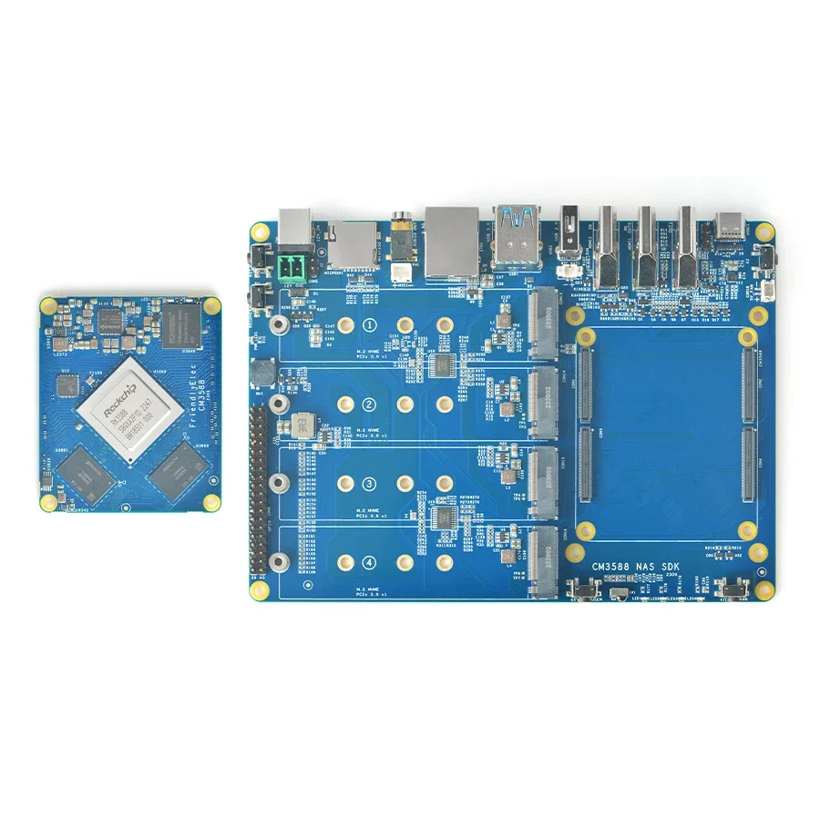 CM3588 ARM Board Powered By RK3588 4GB/8GB/16GB RAM + 0GB/64GB ROM HDMI in/Out Support 4K/8K Development Board