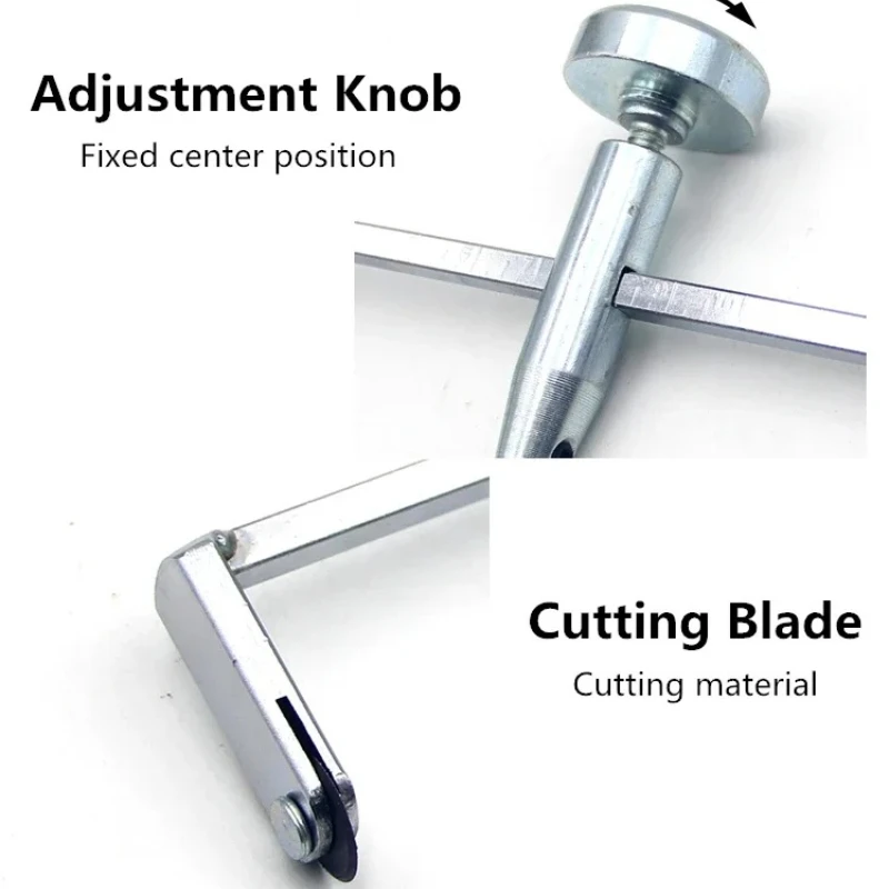 

Plasterboard Driller Drywall Circle Cutter Compass Round Cutting Tool Drywall Interior Decoration Round Cutter Pipes Hand Tools