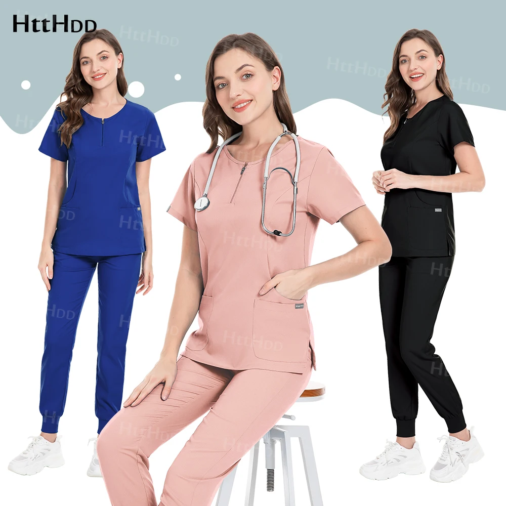 

Nurse Accessories for Work Women's Medical Uniform Breathable Surgical Gowns Pediatric Nursing Healthcare Unifrom Scrub Mens Set