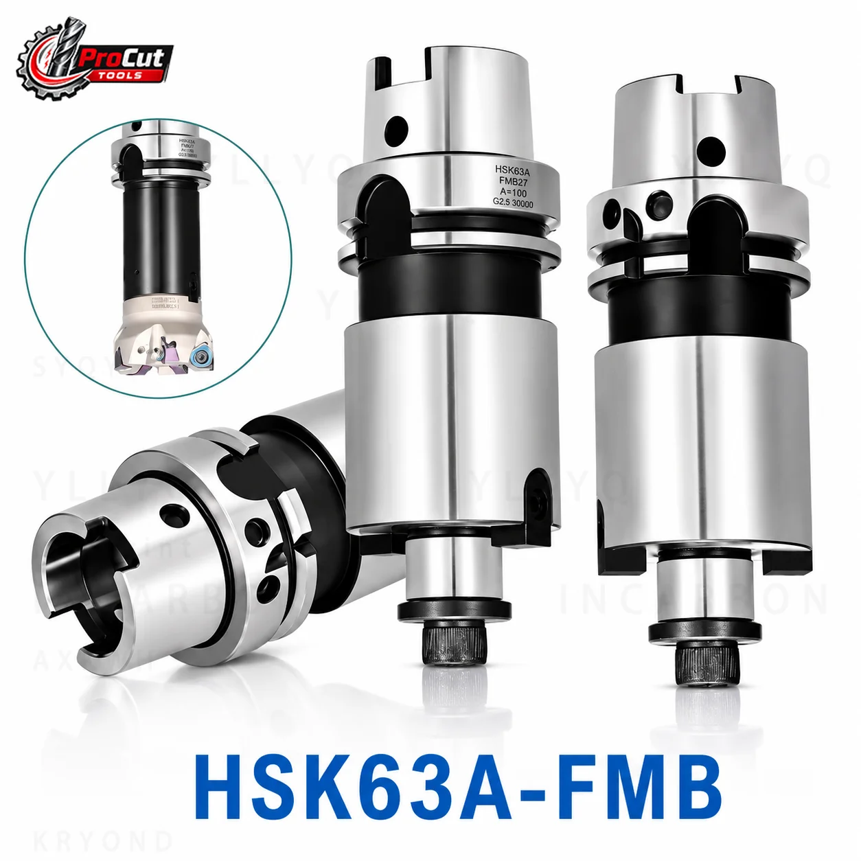 HSK63A FMB Tool Holder FMB22 FMB27 FMB32 FMB40 High Precision Face Mill Arbor CNC Machining Center Milling Tool Holder