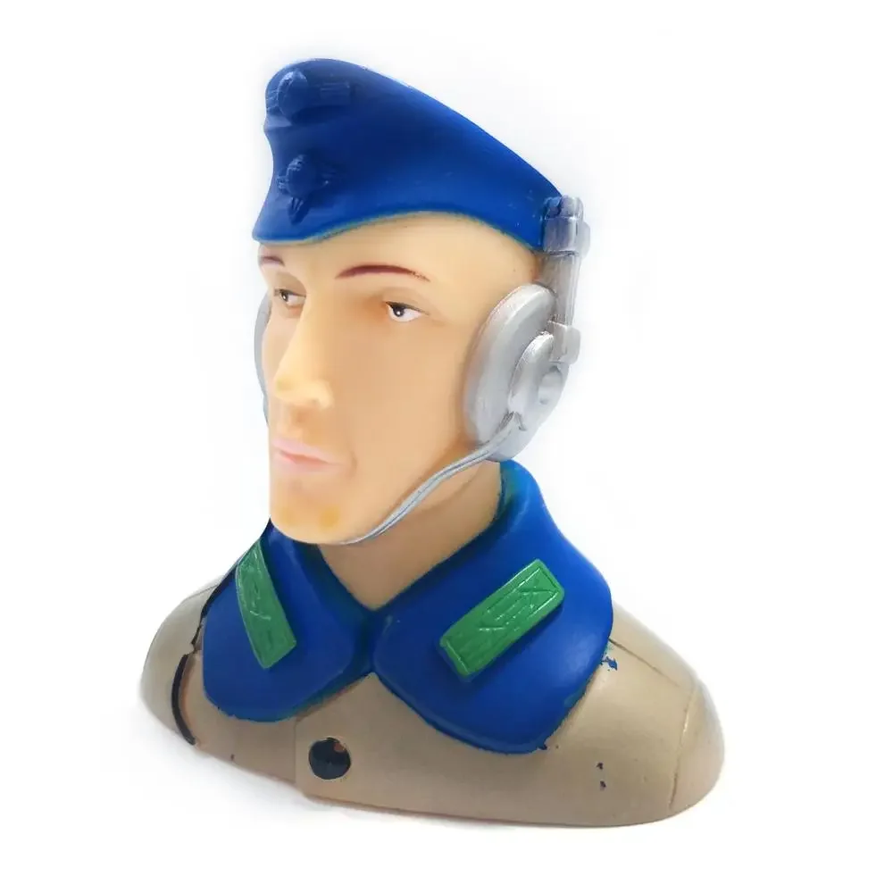 1/6 Scale Pilot Figure L68*W41*H70mm Human Doll for RC Model Airplane