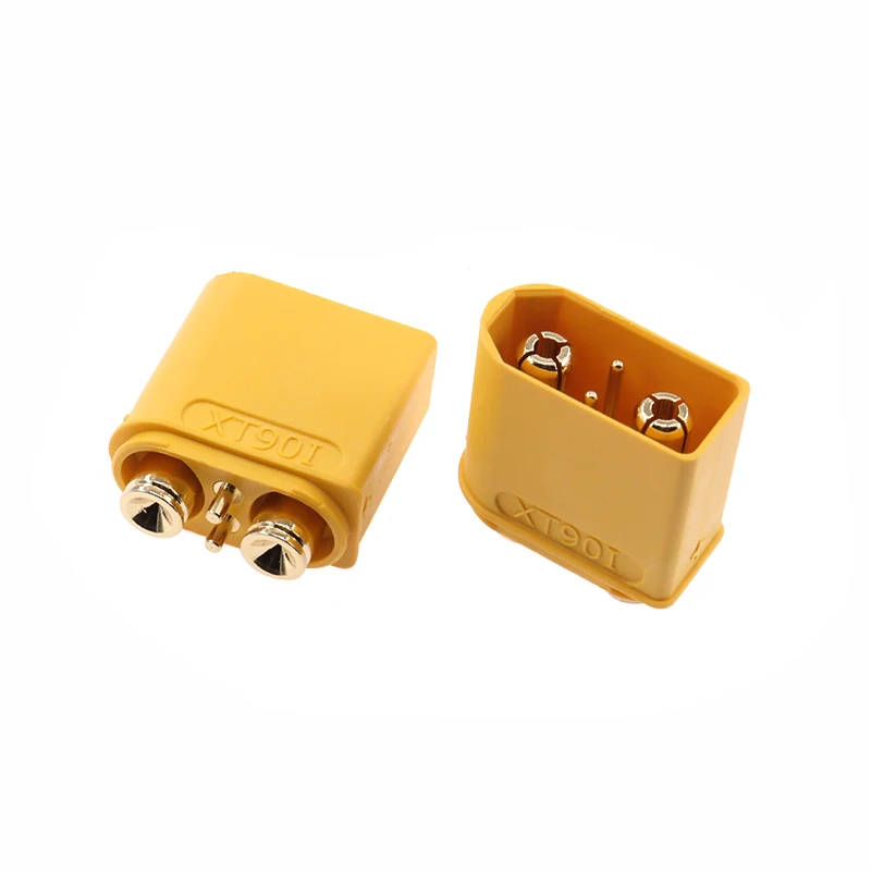 XT90IPB-M Welding Plate Type High Current Model Aircraft Battery Charging Connector with Signal Pin XT90I Male Connector