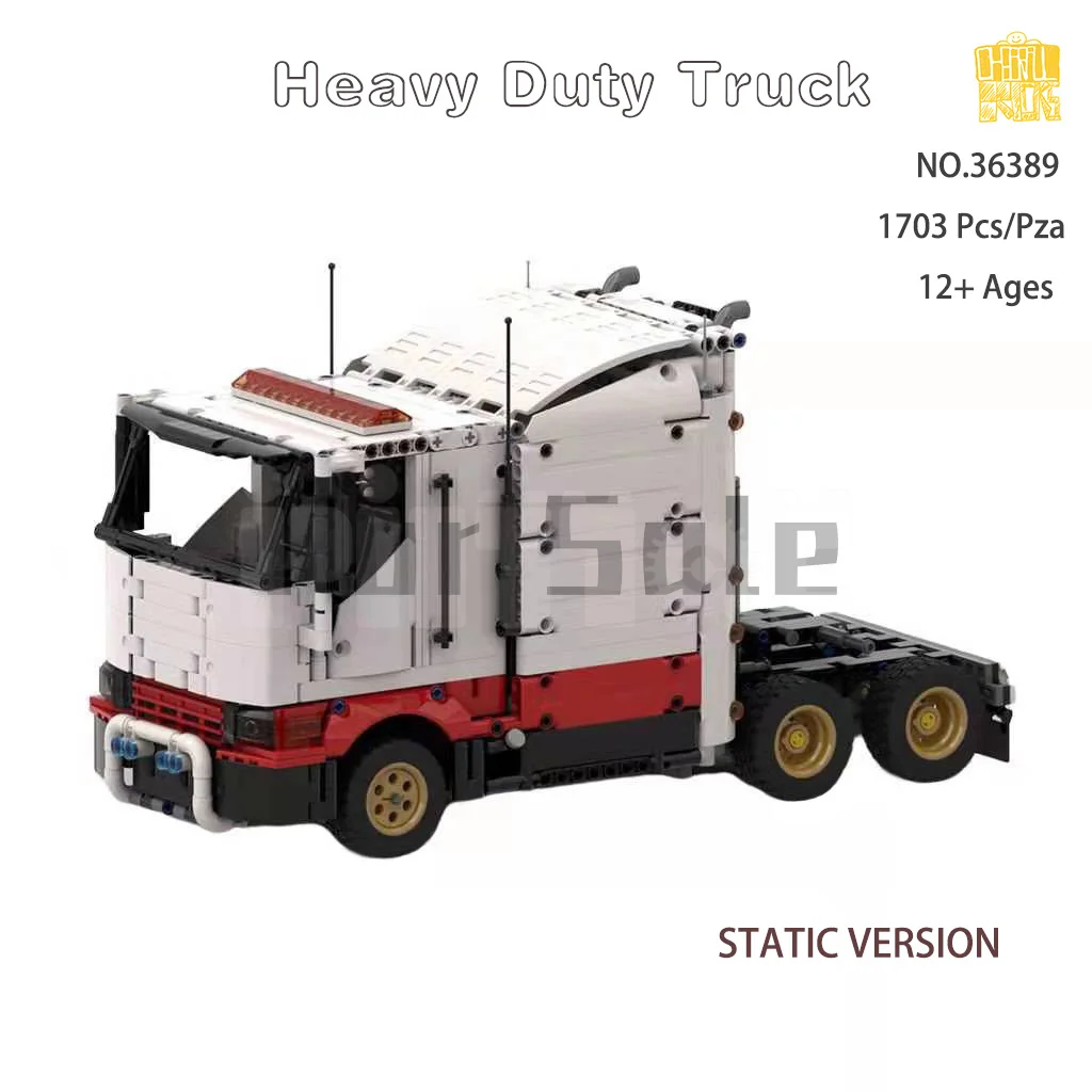 

Moc-36389 Heavy Duty Truck Model With PDF Drawings Building Blocks Bricks Kids Educational DIY Toys Birthday Christmas Gifts