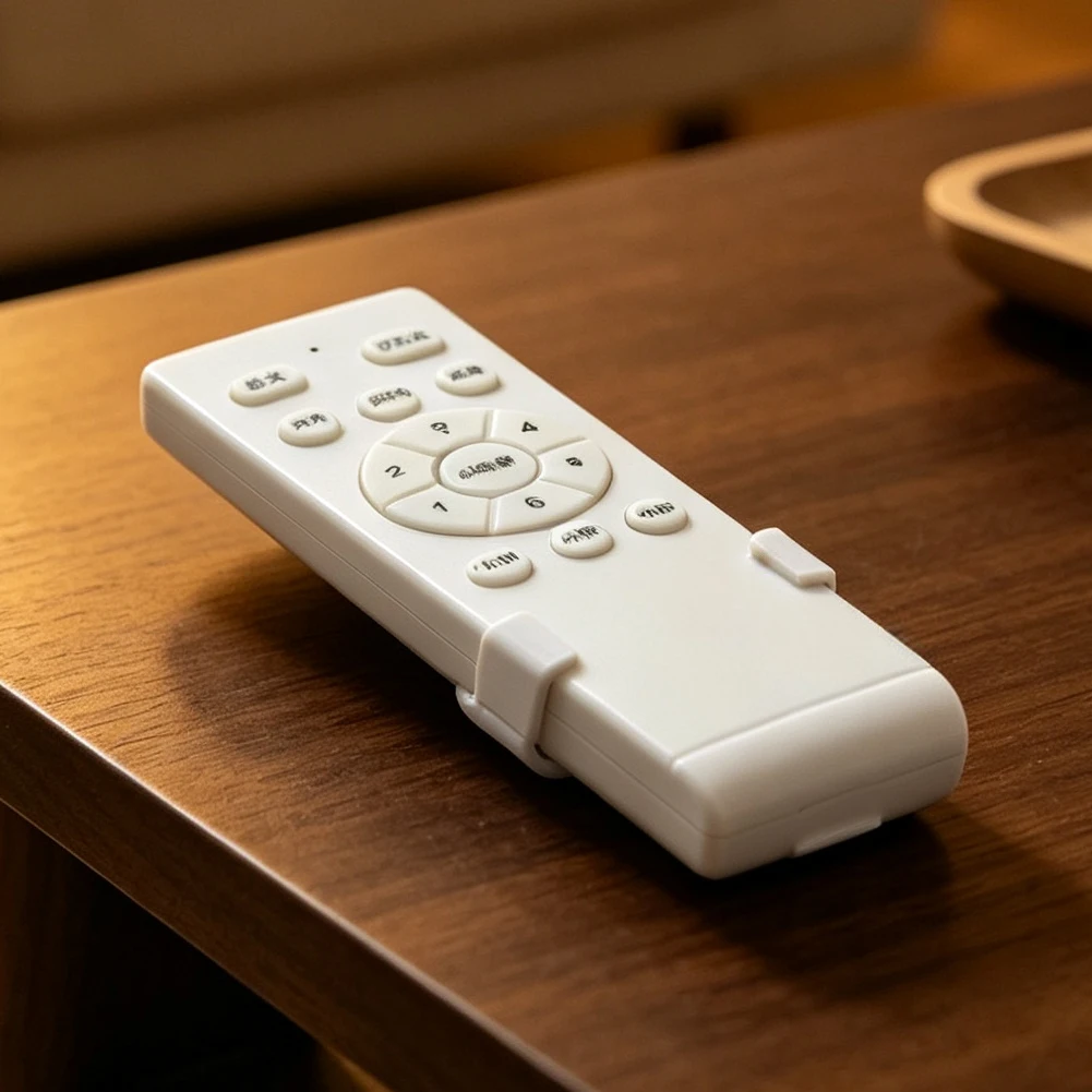 For Home Cooling Ceiling Fan Remote Wireless Ceiling Switch 6 Speeds Settings Timer Function Light Control Abs Material