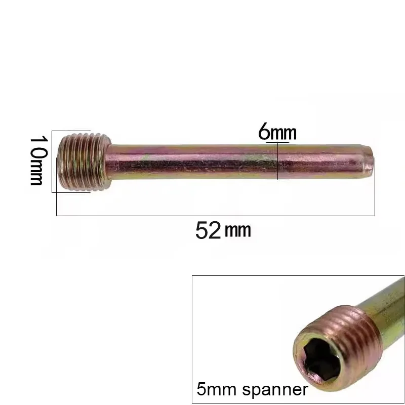 Motorroller Scheibenbremsbelag-Schraube M10 M8 Unter der Pumpe Sechskantkopf Scheibenbremsbelag-Fixierbolzen – Detail 3