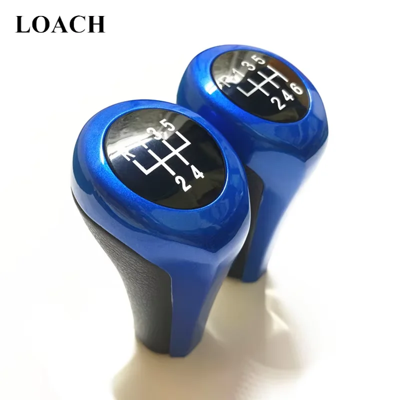 Blue Gear Shift Knob for BMW E90 E91 E92 E46 E53 E60 E61 E63 E65 E83 E87 E30 E36 X1 X3 X5 356Series POMO Head Ball ArmPen Stick
