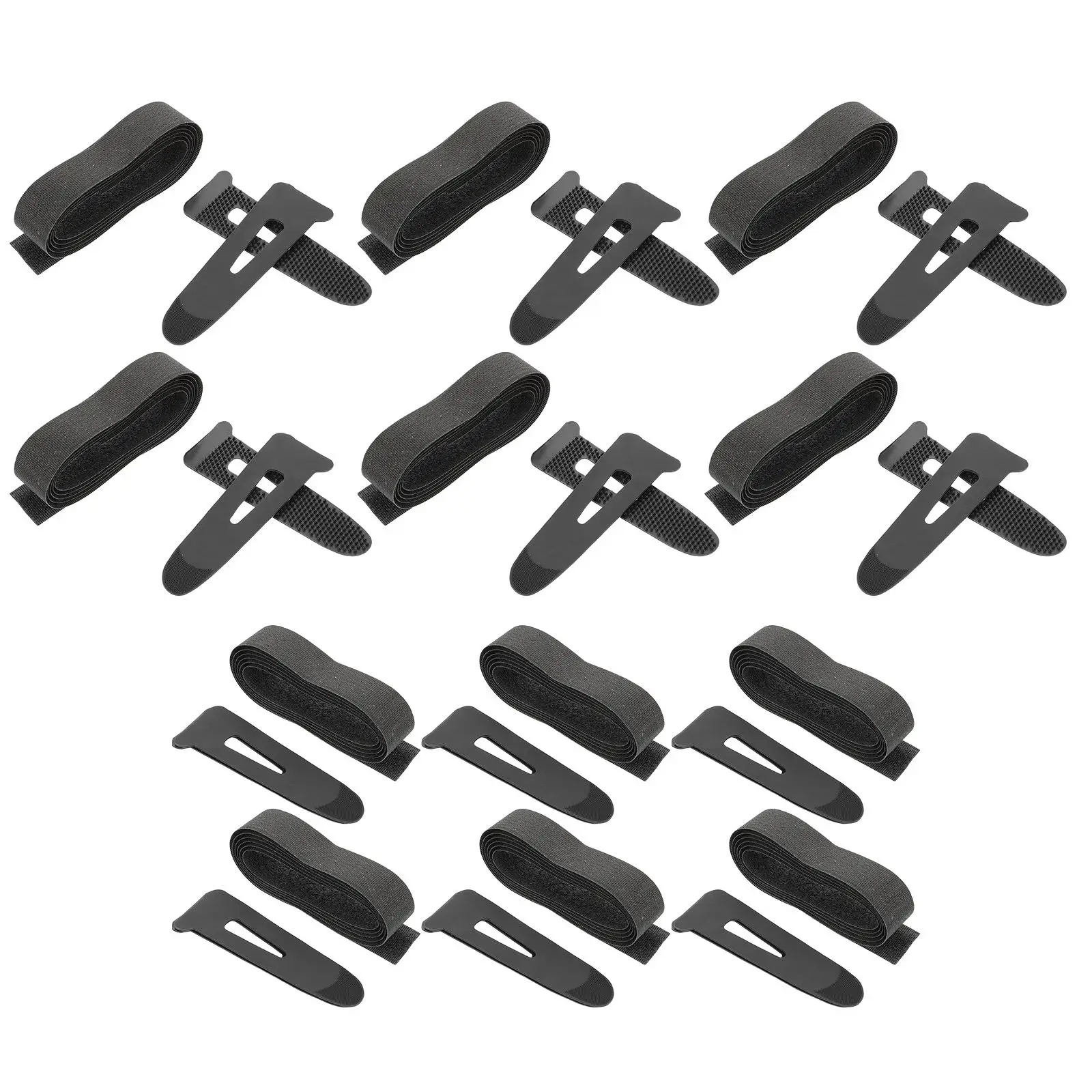 

12Sets Adjustable Cuff Fastener for Jackets Winter Outdoor Gear Reusable Hook and Loop Sleeve Closure Tape for Down Parkas Ski