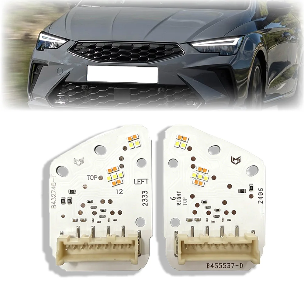 

6F0941475A 6F0941476A For 2024 2025 2026 VW Volkswagen Seat Ibiza Headlight DRL LED Angel Eye Module DRL Board Light Source Chip