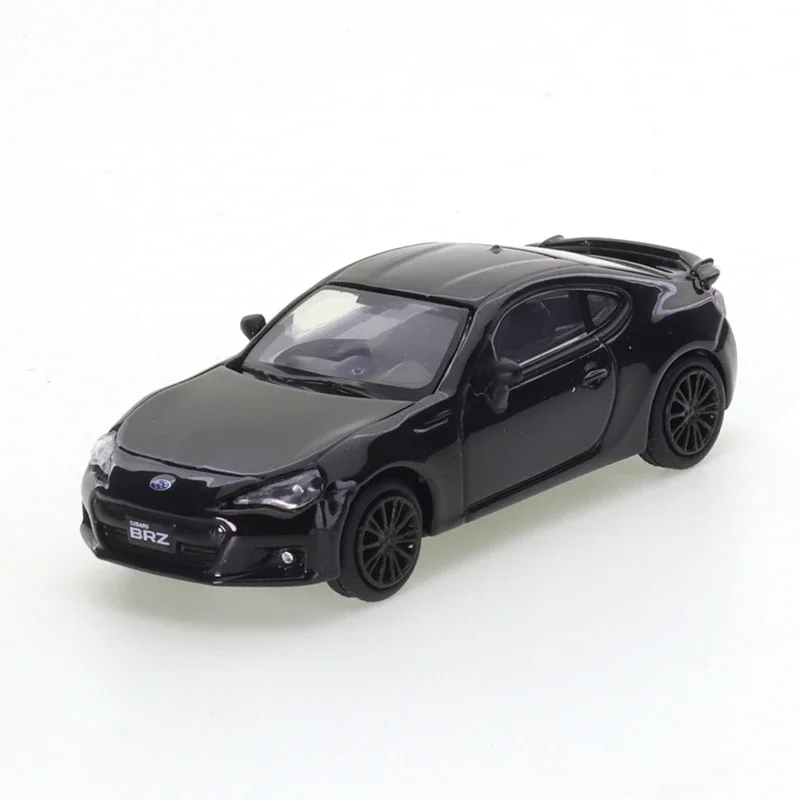 JKM1:64 Subaru BRZ Black Coupe Shock Absorption Simulation Alloy Car Model Collection Decoration  Boy Birthday Christmas Gift