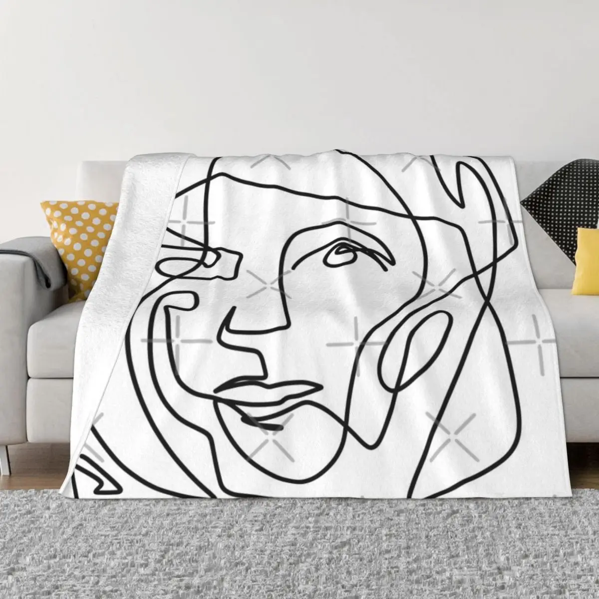 

Abstract Face 1 Anime Blanket Throw Blanket Blankets And Blankets Throw Blanket