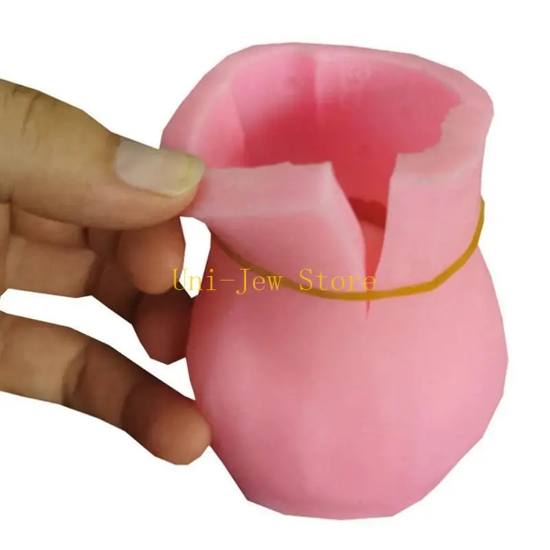 40 جيجابايت موضة بوي العصارة اناء للزهور الايبوكسي الراتنج قالب مزهرية خرسانية قالب من السيليكون لتقوم بها بنفسك الحرف ديكورات #3