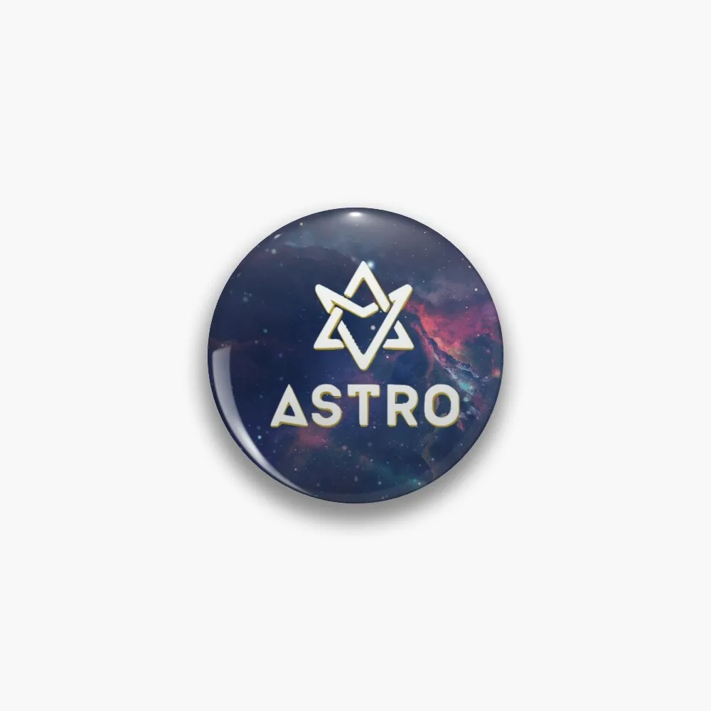 KPOP Badge 1 pz ASTRO Round Metal Badge AROHA spilla Pins Rocky Moon Bin EunWoo MJ Fans Collection Gifts