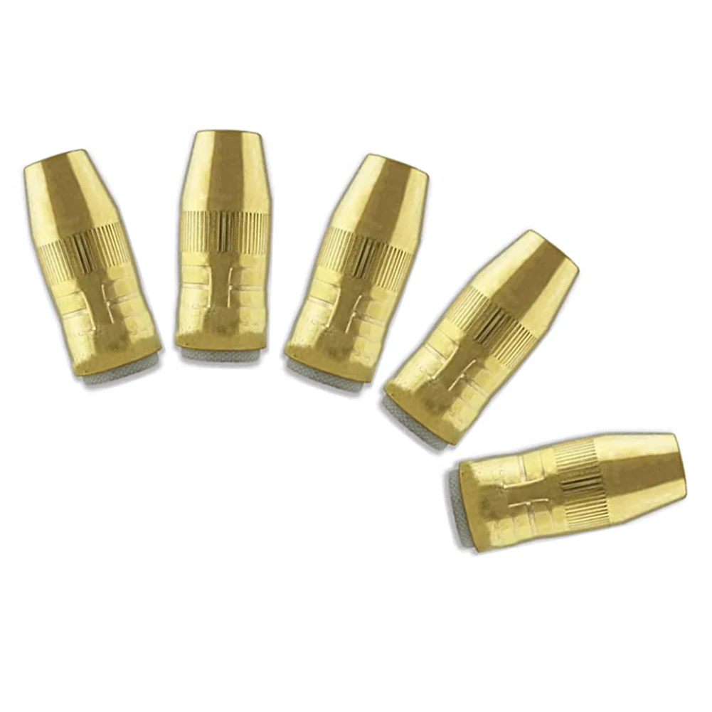 5 Pieces NS1218B Nozzle Tips for Bernard 1 Gas Diffuser with For Centerfire Slim 12 18 Recess Brass Welding Nozzles