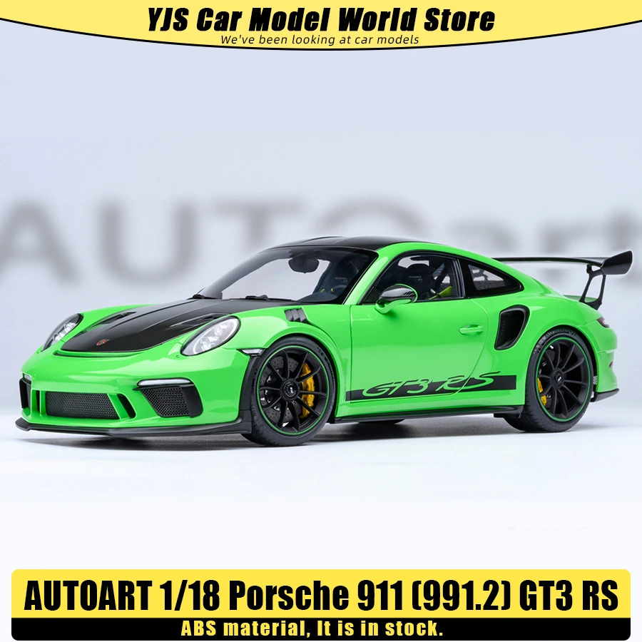 

AUTOART 1/18 Scale New Porsche 911 (991.2) GT3 RS Weissach Package Car model Sports car Static collection