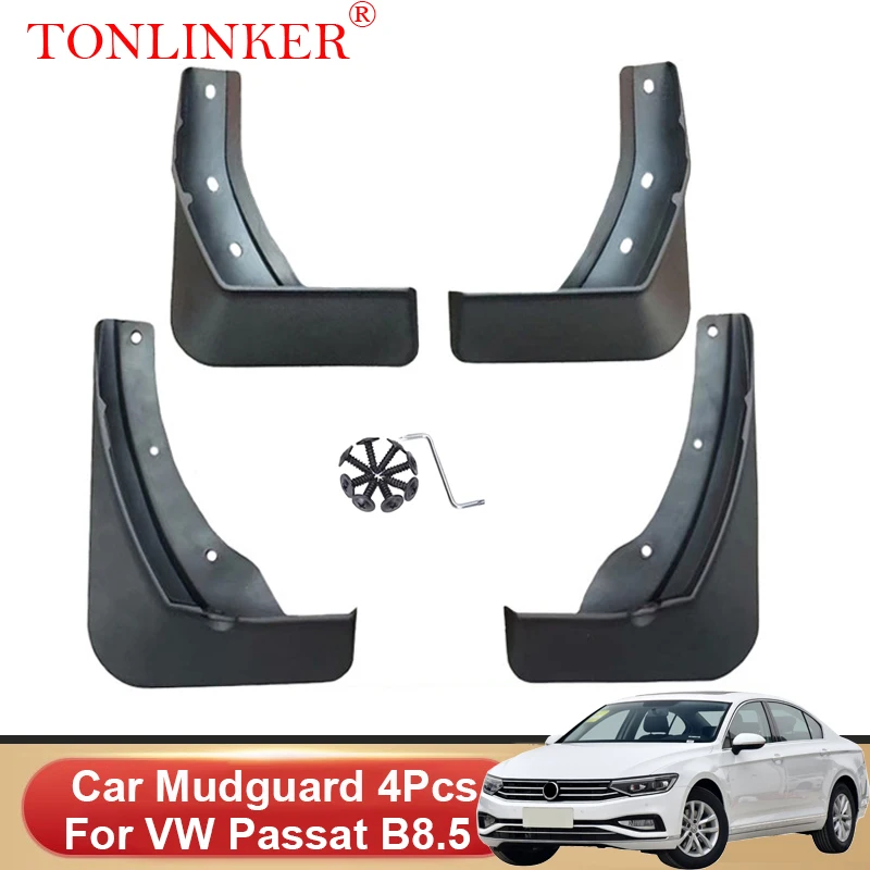 

TONLINKER Car Mudguard For Volkswagen VW Passat B8 B8.5 2015-2022 Mudguards Splash Guards Fender Mudflaps 4Pcs Accessories