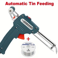 60W Electric Soldering Iron Automatic Send Tin Gun 220V 110V Electric Solder Station Tip Sucker Hous