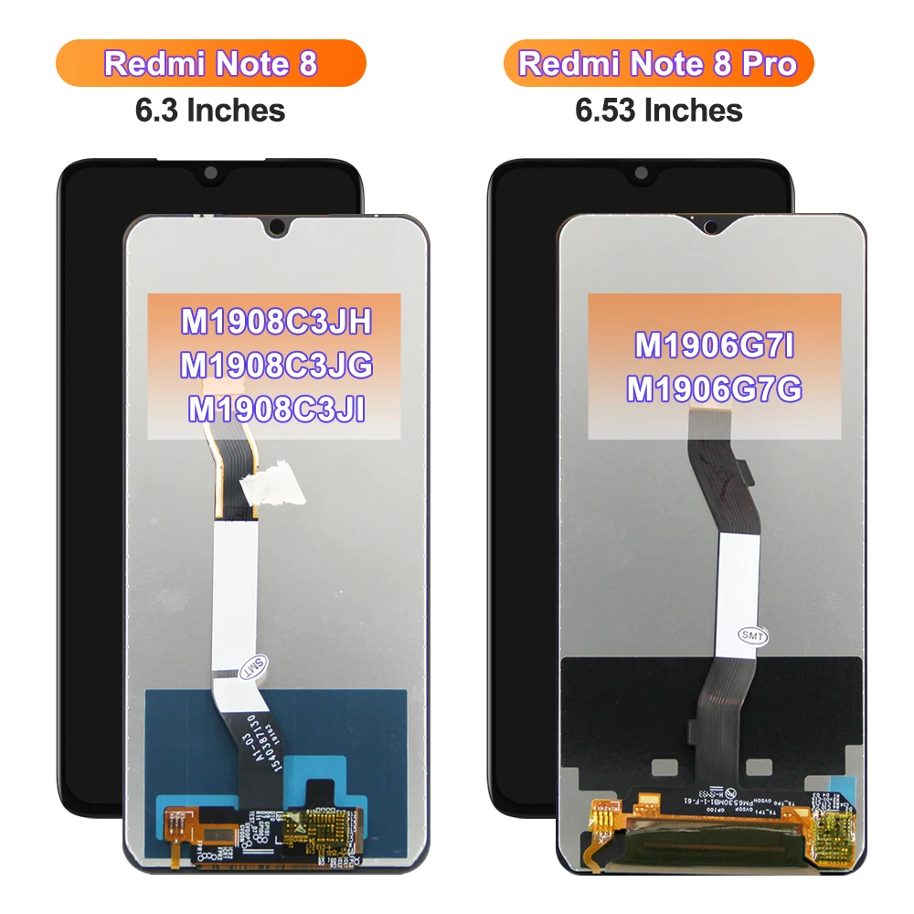 AAA Quality LCD For Xiaomi Redmi Note 8 / Note 8 Pro LCD Display Touch Screen Digitizer Assembly For Xiaomi Redmi Note8 / 8pro