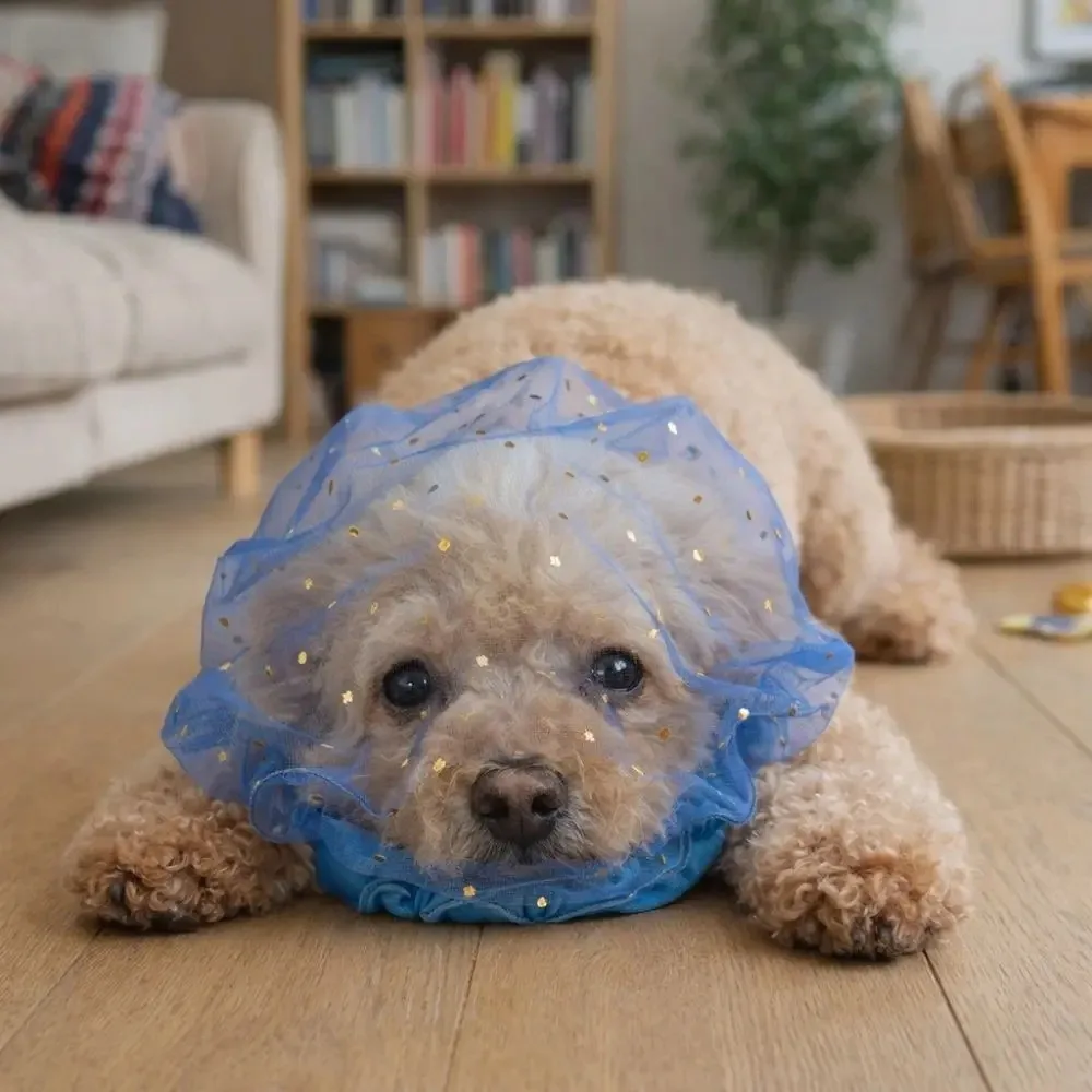 Breathable Dog Anti-Eating Veil Comfort Elastic Pet Dog Mouth Cover Polyester Adjustable Dog Mouth Guard Behavior Control