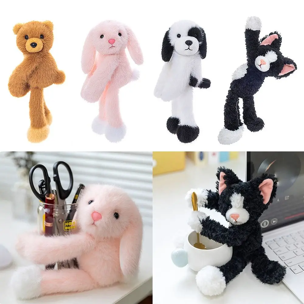 

Новые ПП хлопковые мягкие игрушки-куклы с милыми животными и собаками, плюшевые игрушки 30 см, магнитная пряжка, кукла-кошка, игрушки, офисный декор