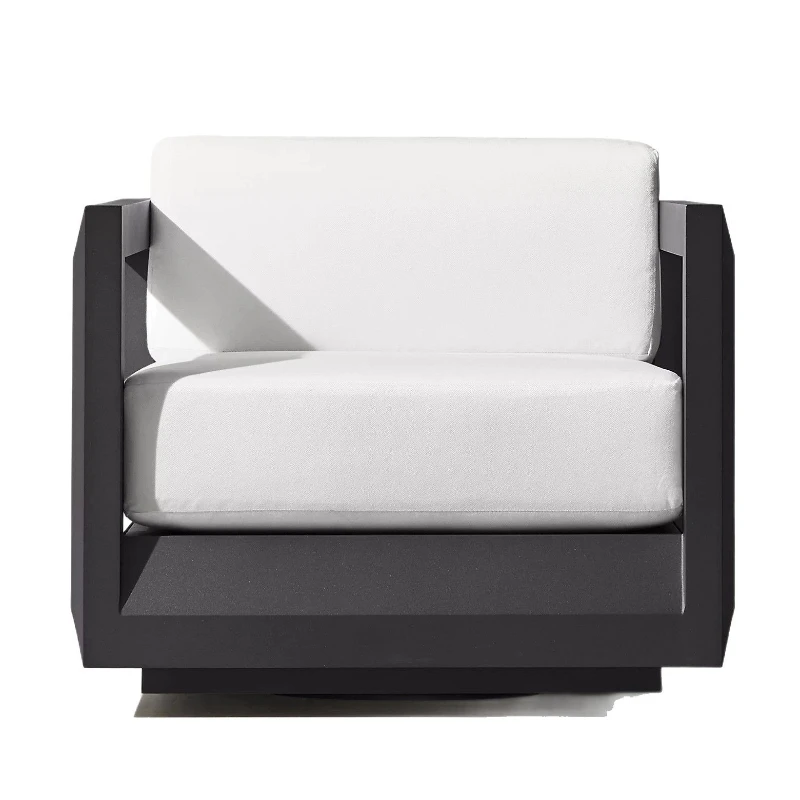 Outdoor leisure, aluminum alloy sofa combination, villa courtyard, hotel garden, waterproof and sunscreen, creative sofa