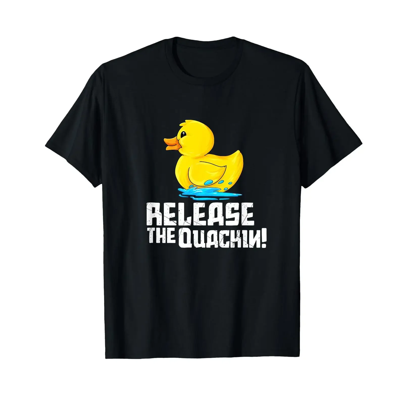 Rubber Duckie Lassen die Quackin Duck los black s vintage Washed graphic Slightly Unisex fashion designer clothes