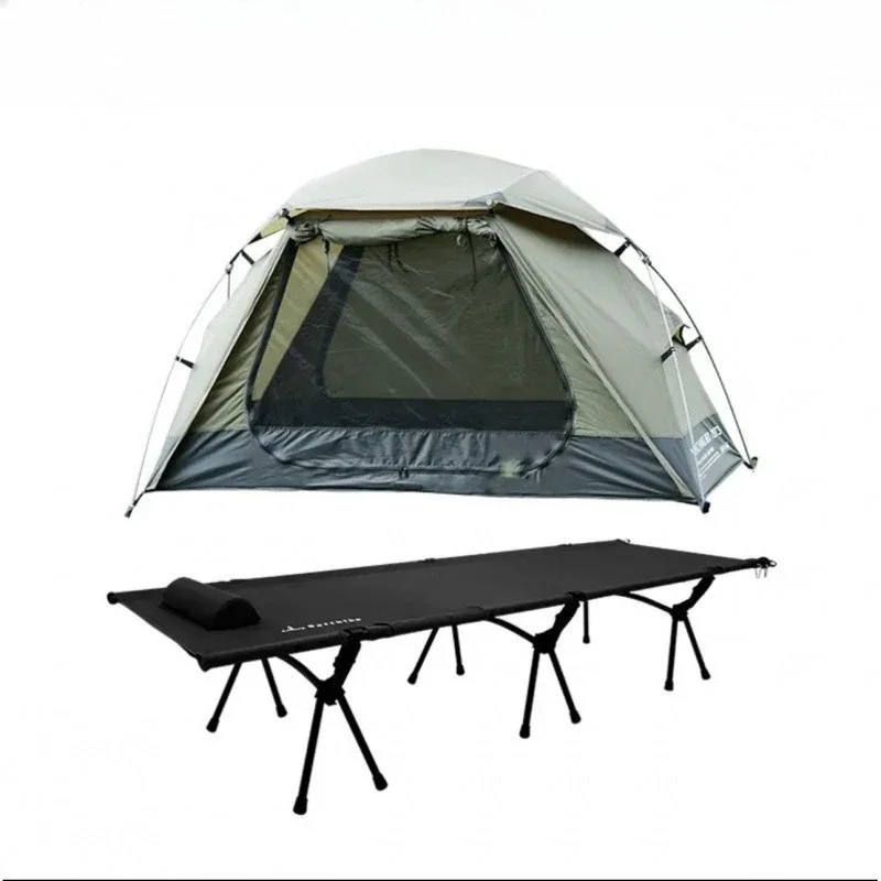 

Tent oasis integrated tent outdoor camping, overnight bed off the ground rainstorm fishing portable