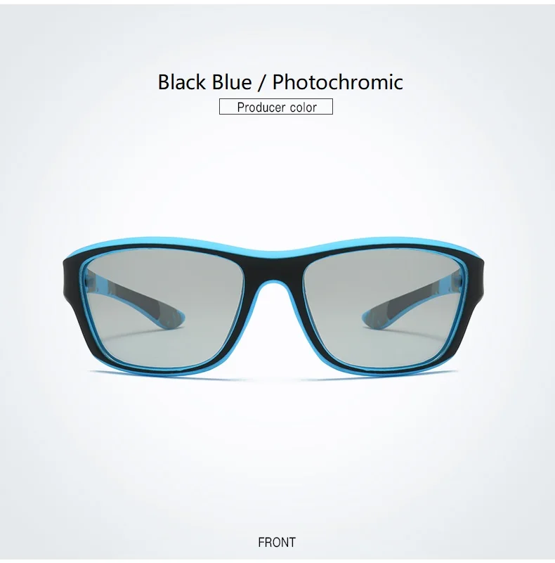 Photochrome Polarisierte Sport Vintage Sonnenbrille Männer Frauen Angeln Radfahren Fahren Bergsteigen Sport Retro Sonnenbrille UV400 – Detail 12