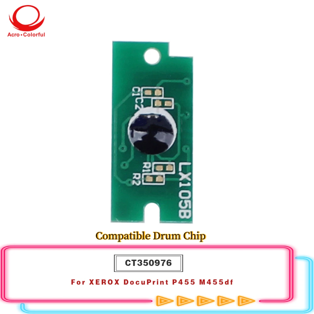 

Compatible CT201948 CT201949 Toner Chip CT350976 Drum Chip For Xerox DocuPrint P455 M455df Laser Printer Cartridge Chip