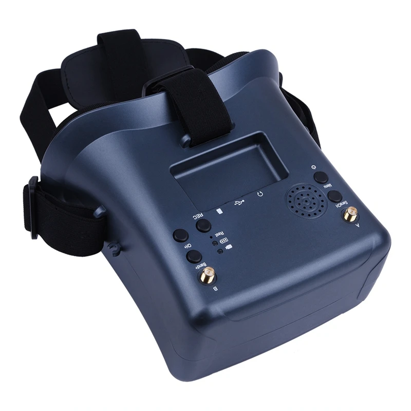 Videoempfänger 40-Kanal-Empfänger mit DVR 3,7 V/2000 mAh Akku 4,3 Zoll HD LCD 16: 9 für Racing Drone Bwhoop Drone