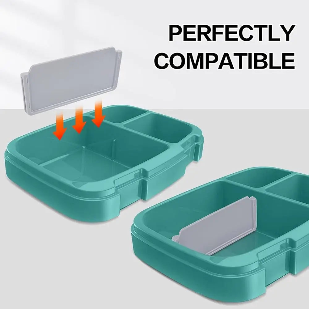 Repuesto de fiambrera de silicona, seguro, sin BPA, divisor de caja Bento, divisores universales para fiambrera Bentgo