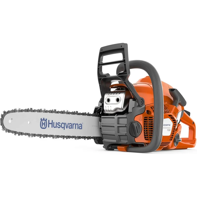 

Husqvarna 130 Gas Powered Chainsaw,38-cc 2-HP,2-Cycle X-Torq Engine,16 Inch Chainsaw with Automatic Oiler,For Wood Cutting etc.