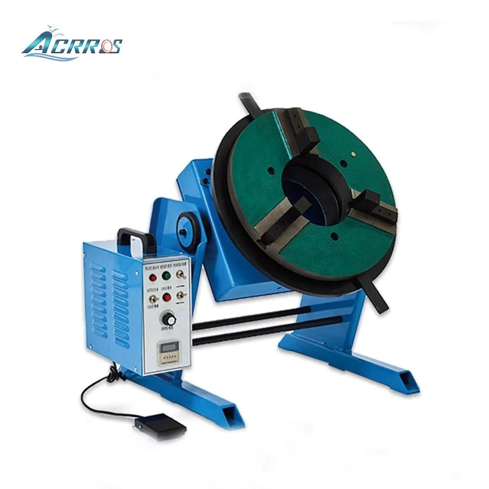 Welding Clamp Wp200mm Chuck Rotate Load 30kg 50kg 100kg Welding Positioner Rotator with Discount Price