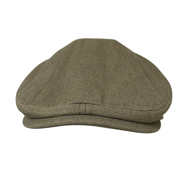 Men Retro Forward Peaked Cap, Elegant Republic Style Painter Hat, Casual Headwear for Spring Summer Travel