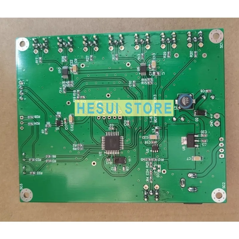 

10M input 6 output frequency adjustable conversion board, PLL 5-12V power supply computer write frequency