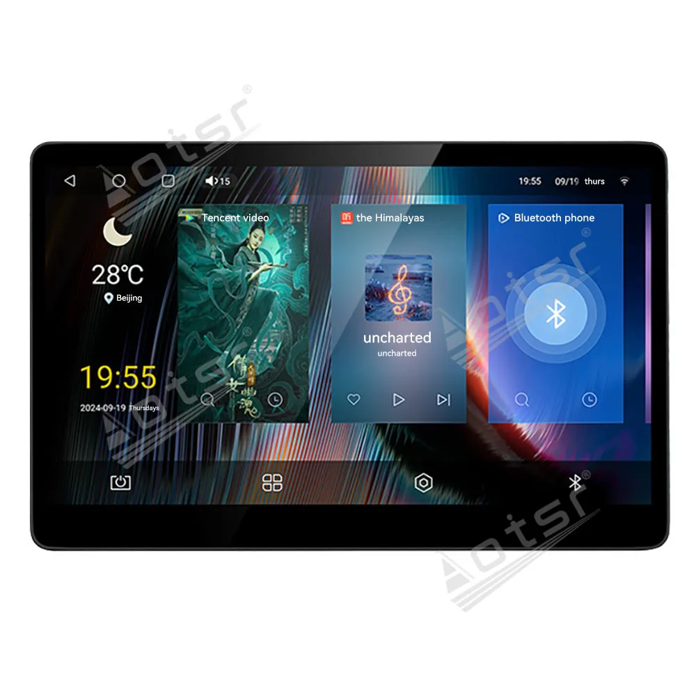 ل تسلا نموذج 3 Y 2019 ~ 2024 المشارك الطيار شاشة ذكية أندرويد سيارة مشغل وسائط متعددة سيارة الترفيه نظام رصد رئيس وحدة