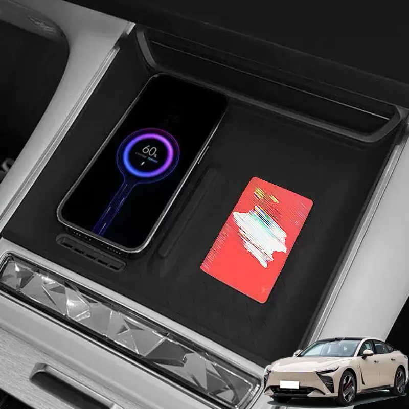 For Exeed Exlantix ES 2023-2026 Car Central Control Wireless Charging Silicone Anti-scratch Protection Pad Interior Accessories
