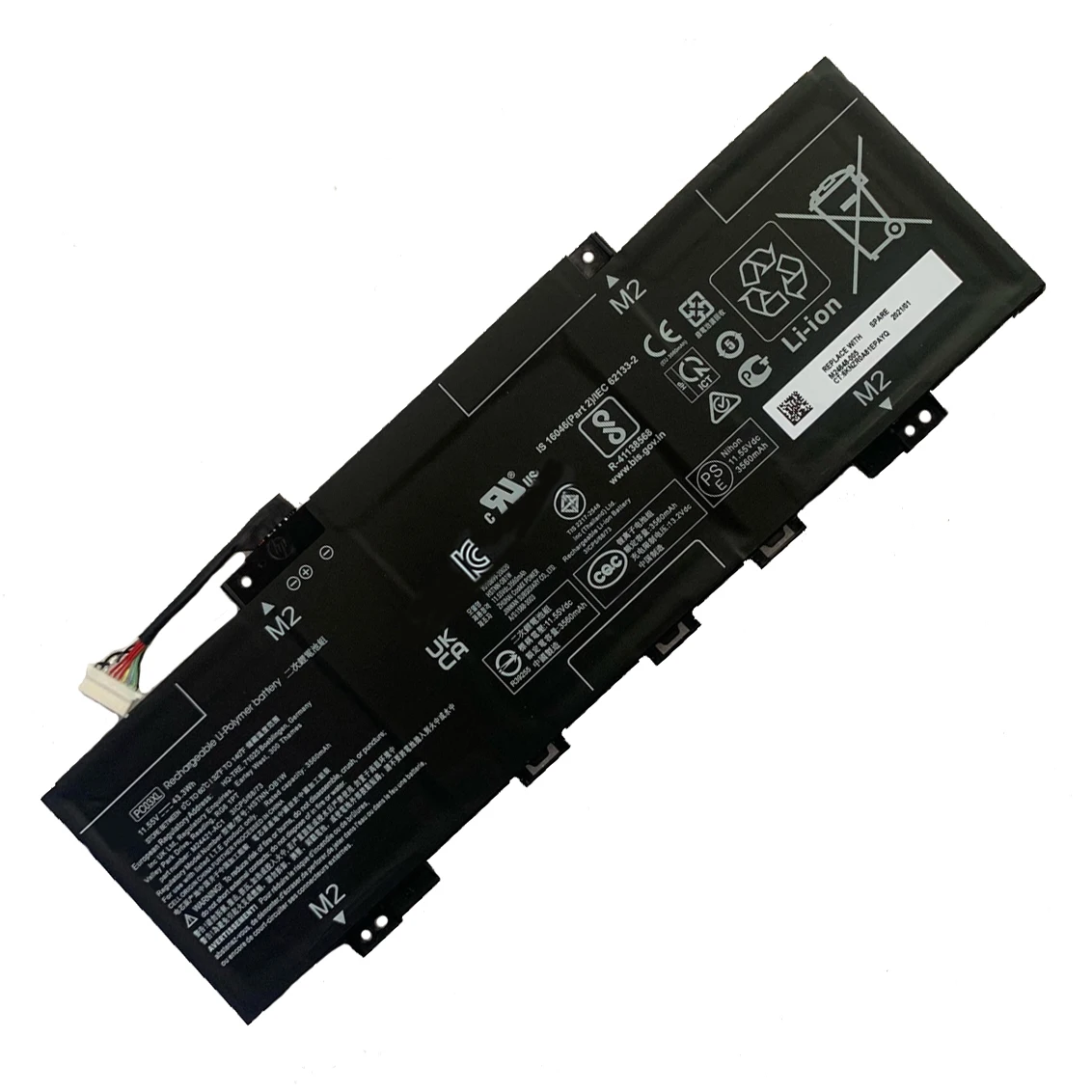 Laptop Battery PC03043XL PC03 PC03XL For Pavilion X360 13-BE 14-BA  14-DW 14-DH 14-CD 14- EK 15-ER Series 11.55V/43.3Wh