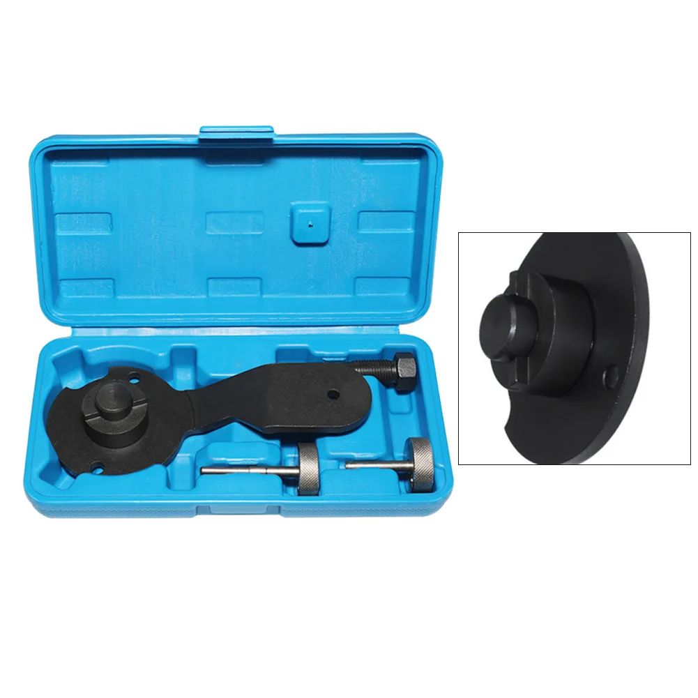 Timing Belt Tool Plastic Metal Camshaft Locking Kit Steel Construction Rust Resistant Finish Portable Storage Case