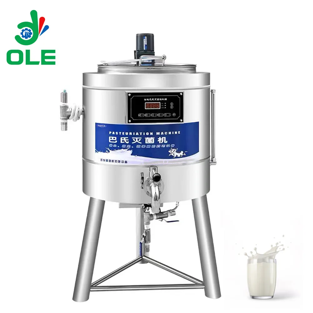 Full Automatic Sterilizer Milk Processing Equipment Intelligent Temperature Control 50L Pasteurization Machine